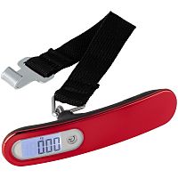 Дорожные весы onBoard Soft Touch, красные