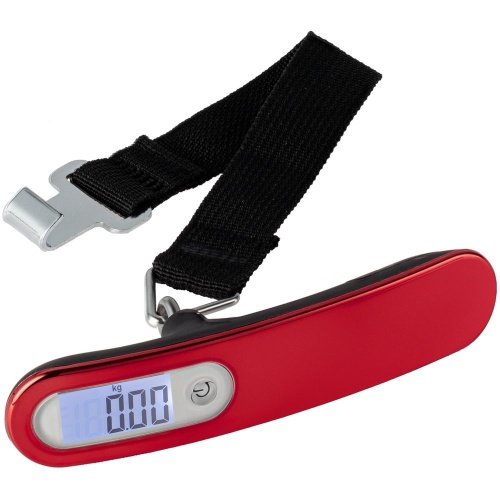 Дорожные весы onBoard Soft Touch, красные Дорожные весы onBoard Soft Touch, красные