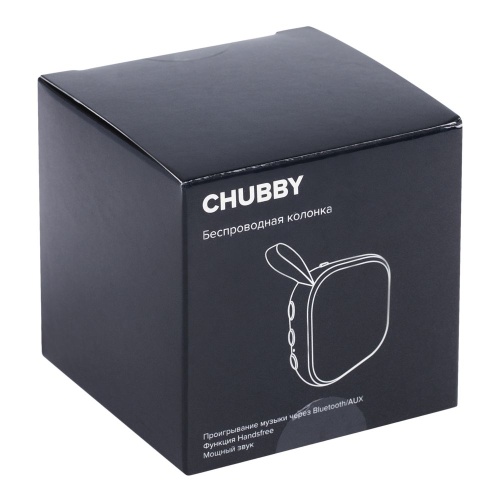 Беспроводная колонка Chubby, синяя фото 9 Беспроводная колонка Chubby, синяя фото 9
