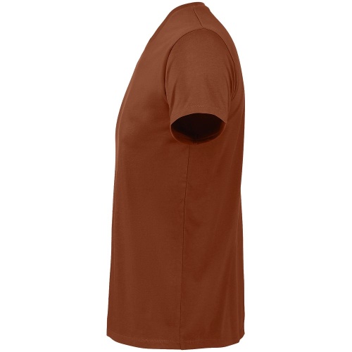 Футболка мужская Regent Fit 150, коричневая (терракотовая) фото 4