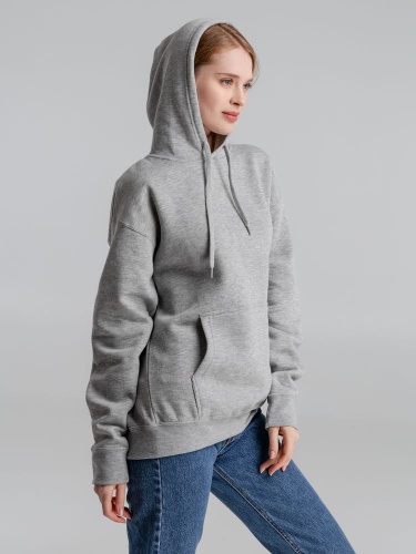 Толстовка с капюшоном Slam 320, серый меланж фото 10 Толстовка с капюшоном Slam 320, серый меланж фото 10