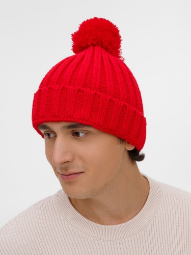 Шапка HappyGo, красная фото 5 Шапка HappyGo, красная фото 5