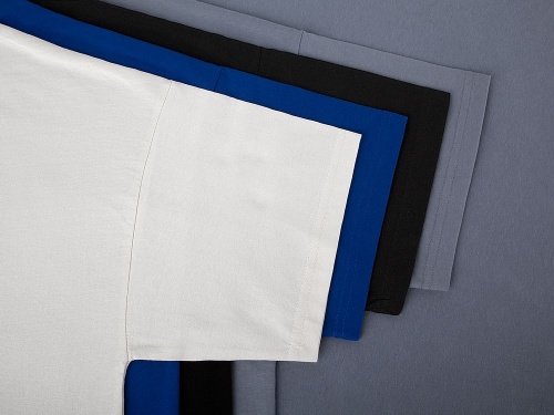 Футболка унисекс оверсайз T3, синяя фото 4