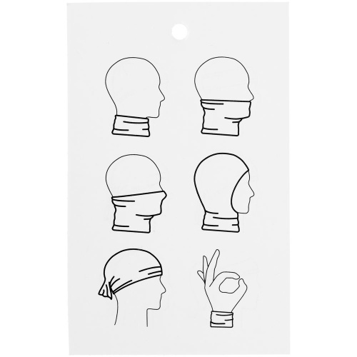 Многофункциональная бандана Dekko, бежевая фото 3