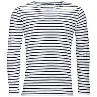 Футболка мужская Marine Men, белая с темно-синим