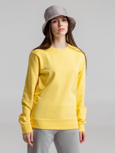 Свитшот унисекс BNC Inspire (Organic), желтый фото 10