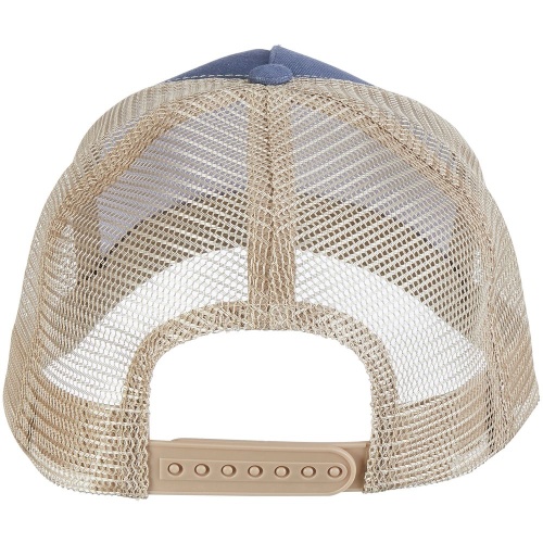 Бейсболка Blink, синяя (джинс) с бежевым фото 4 Бейсболка Blink, синяя (джинс) с бежевым фото 4