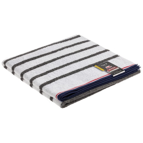 Полотенце Athleisure Strip Medium, белое фото 3 Полотенце Athleisure Strip Medium, белое фото 3