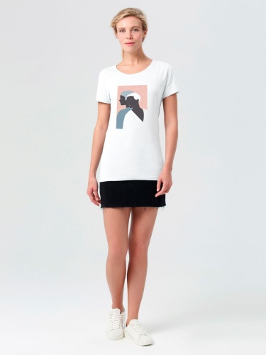 Футболка женская «Пара», белая фото 4 Футболка женская «Пара», белая фото 4