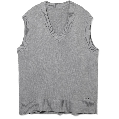 Жилет оверсайз унисекс Tad, светло-серый фото 2 Жилет оверсайз унисекс Tad, светло-серый фото 2