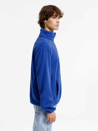 Куртка флисовая унисекс Nesse, синяя фото 4 Куртка флисовая унисекс Nesse, синяя фото 4