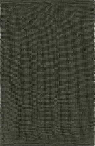 Плед Lattice, зеленый меланж (оливковый) фото 5