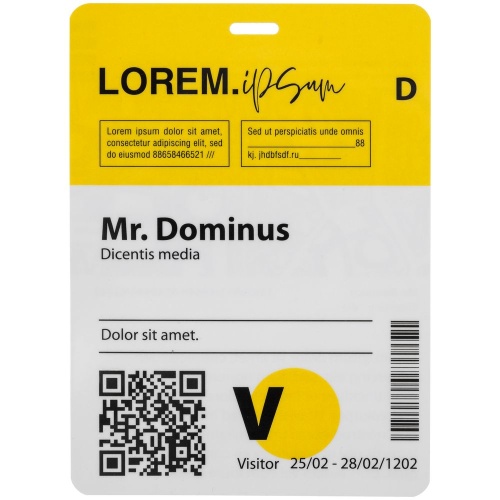 Бейдж с печатью на заказ, глянцевая ламинация фото 3