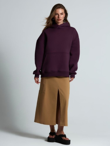 Худи Kulonga Oversize, фиолетовое фото 3