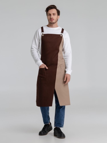 Фартук Picante, коричневый с бежевым фото 7 Фартук Picante, коричневый с бежевым фото 7