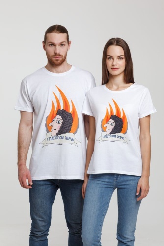 Футболка «Глаголом жечь», белая фото 6 Футболка «Глаголом жечь», белая фото 6