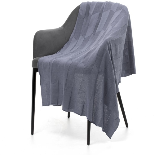 Плед Rombus, серый (стальной) Плед Rombus, серый (стальной)