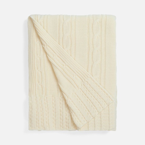 Плед Remitti, белый (молочный)