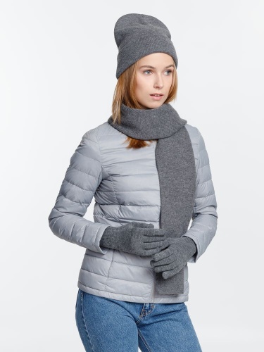 Шарф Urban Flow, темно-серый меланж фото 4