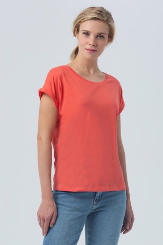 Футболка Melba, розовая (коралловая) фото 6