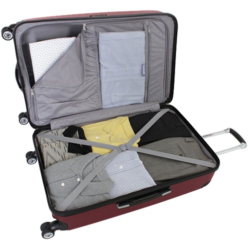 Чемодан Ridge L, бордовый фото 4 Чемодан Ridge L, бордовый фото 4