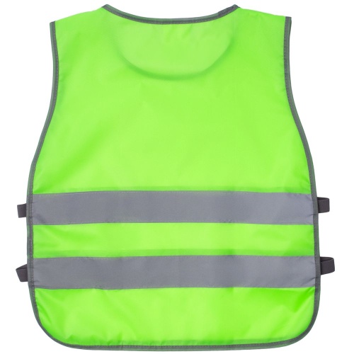 Жилет светоотражающий детский Spotlight, желтый неон фото 3 Жилет светоотражающий детский Spotlight, желтый неон фото 3