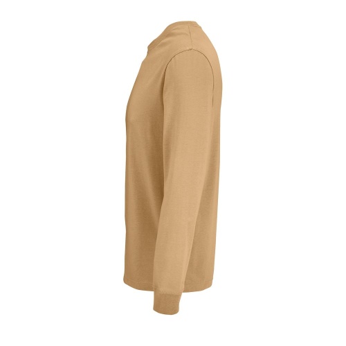 Футболка унисекс с длинным рукавом Pioneer LSL, бежевая фото 3 Футболка унисекс с длинным рукавом Pioneer LSL, бежевая фото 3