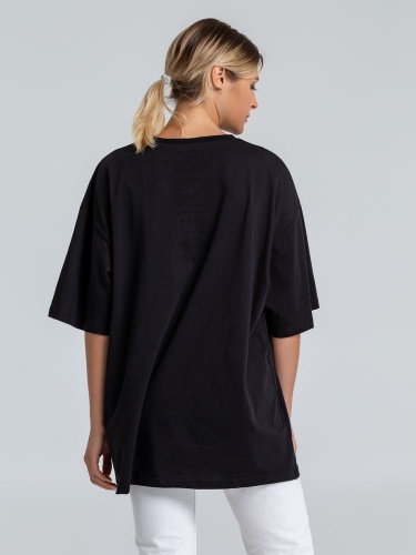 Футболка оверсайз «Чистая соль», черная фото 7