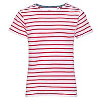 Футболка детская Miles Kids белая с красным