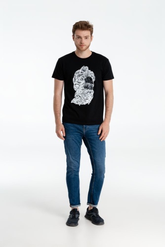 Футболка Tattoo Inverted, черная фото 5