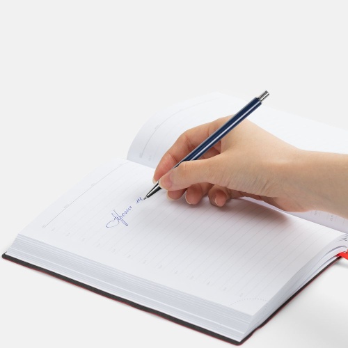 Ручка шариковая Slim Beam, синяя фото 2 Ручка шариковая Slim Beam, синяя фото 2