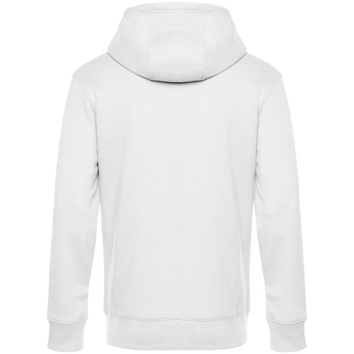 Толстовка с капюшоном унисекс King, белая фото 3 Толстовка с капюшоном унисекс King, белая фото 3