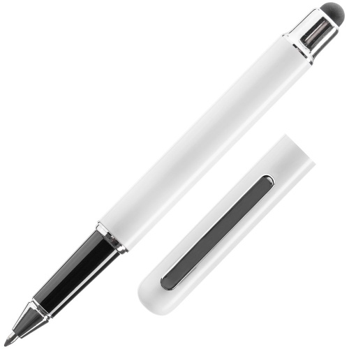 Роллер Scribo со стилусом, матовый белый Роллер Scribo со стилусом, матовый белый