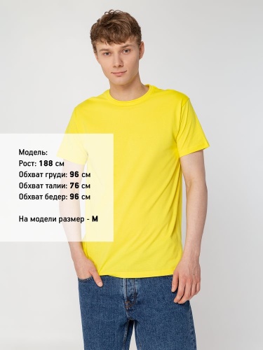 Футболка унисекс T-Bolka 160, желтая фото 6 Футболка унисекс T-Bolka 160, желтая фото 6