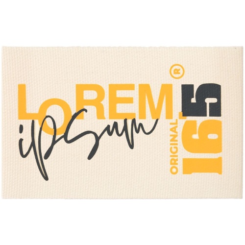 Лейбл хлопковый Doni, XL, неокрашенный фото 4