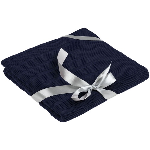 Плед Field, темно-синий фото 5 Плед Field, темно-синий фото 5