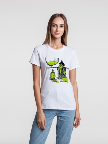 Футболка женская «Любительница», белая Футболка женская «Любительница», белая