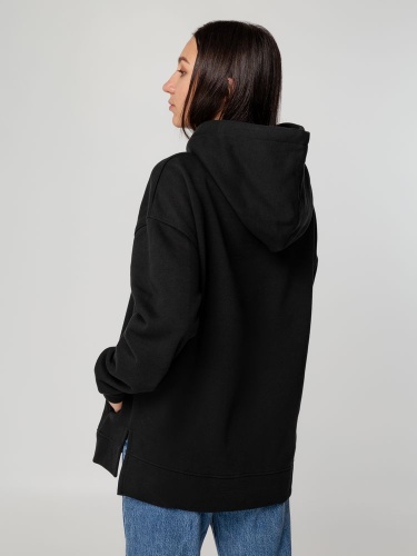 Худи оверсайз унисекс Tolla, черное фото 9 Худи оверсайз унисекс Tolla, черное фото 9