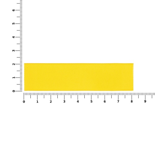 Лейбл тканевый Epsilon, S, желтый фото 4