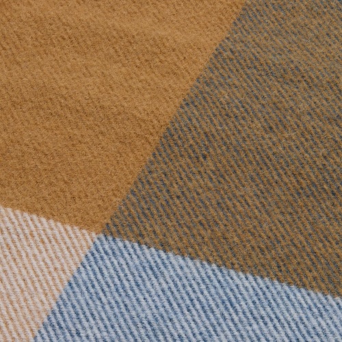 Плед Fleco, синий с коричневым фото 4 Плед Fleco, синий с коричневым фото 4