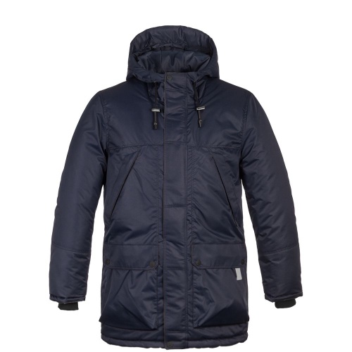 Парка мужская Elvegust, темно-синяя Парка мужская Elvegust, темно-синяя