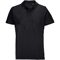 Рубашка поло унисекс Pulse, черная