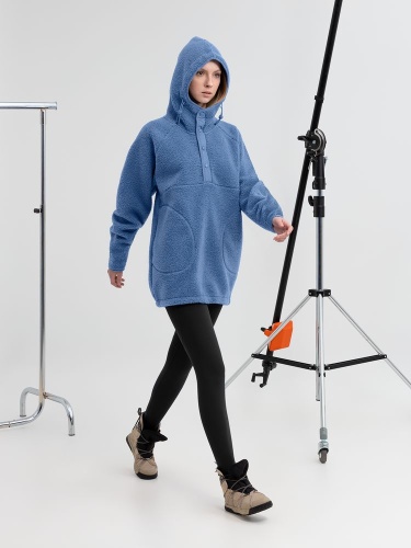 Анорак унисекс Oblako, голубой фото 4