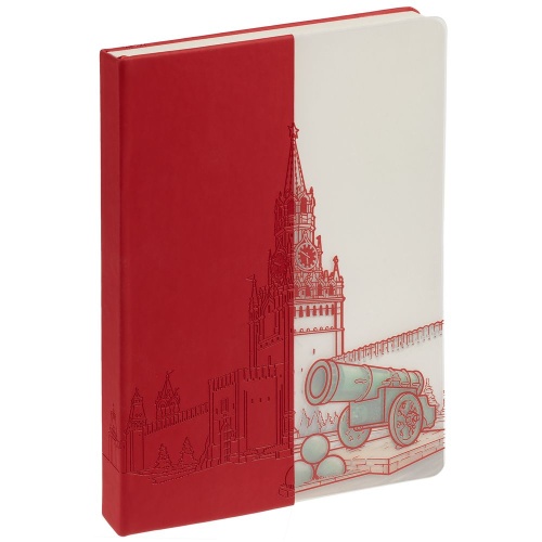 Блокнот «Города. Москва», красный Блокнот «Города. Москва», красный