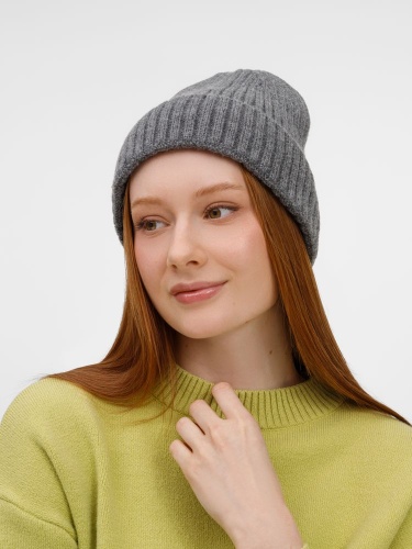 Шапка Laconi, темно-серый меланж фото 6