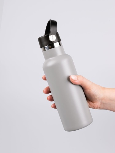 Термобутылка Bidon, серая фото 4 Термобутылка Bidon, серая фото 4