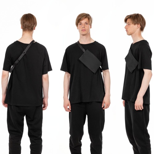 Поясная сумка W2, черная фото 3 Поясная сумка W2, черная фото 3