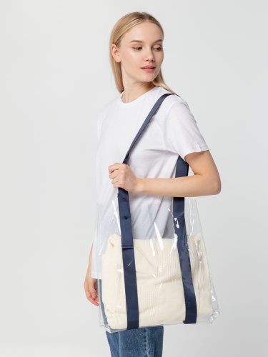 Шоппер Clear Fest, прозрачный с синими ручками фото 5 Шоппер Clear Fest, прозрачный с синими ручками фото 5