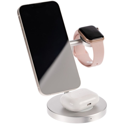 Зарядная станция Orbis, серебристая фото 6 Зарядная станция Orbis, серебристая фото 6