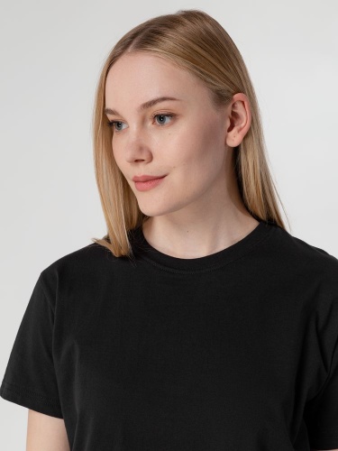 Футболка унисекс T-Bolka 160, черная фото 12